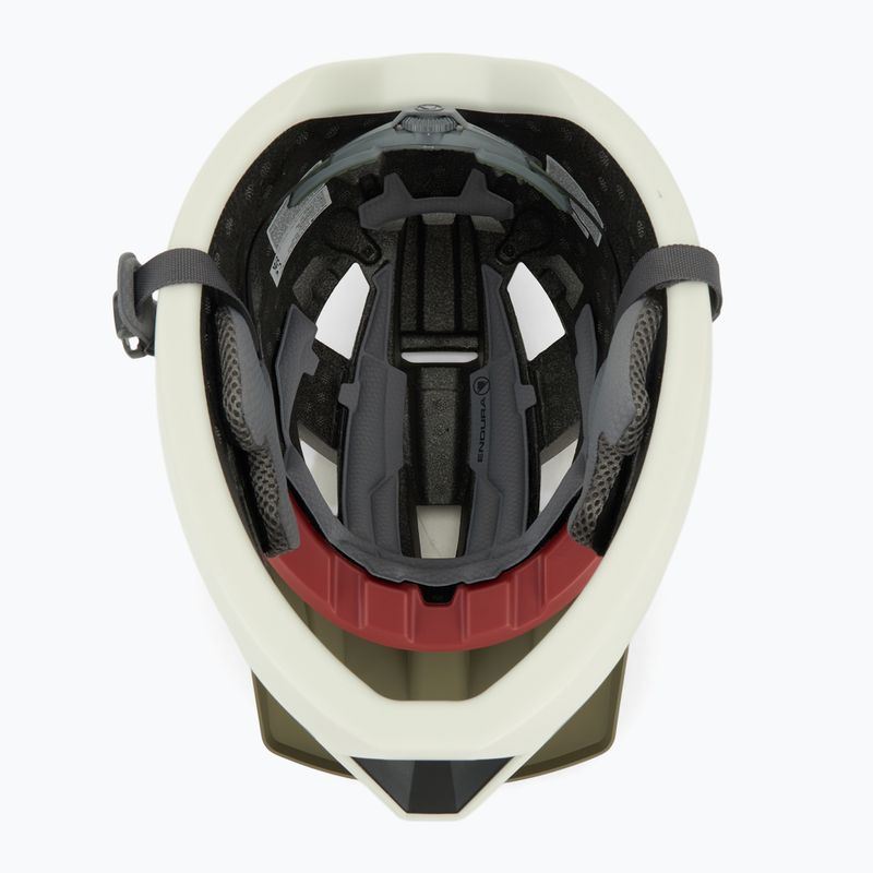 Endura Singletrack Full Face Fahrradhelm Tweed grün 5