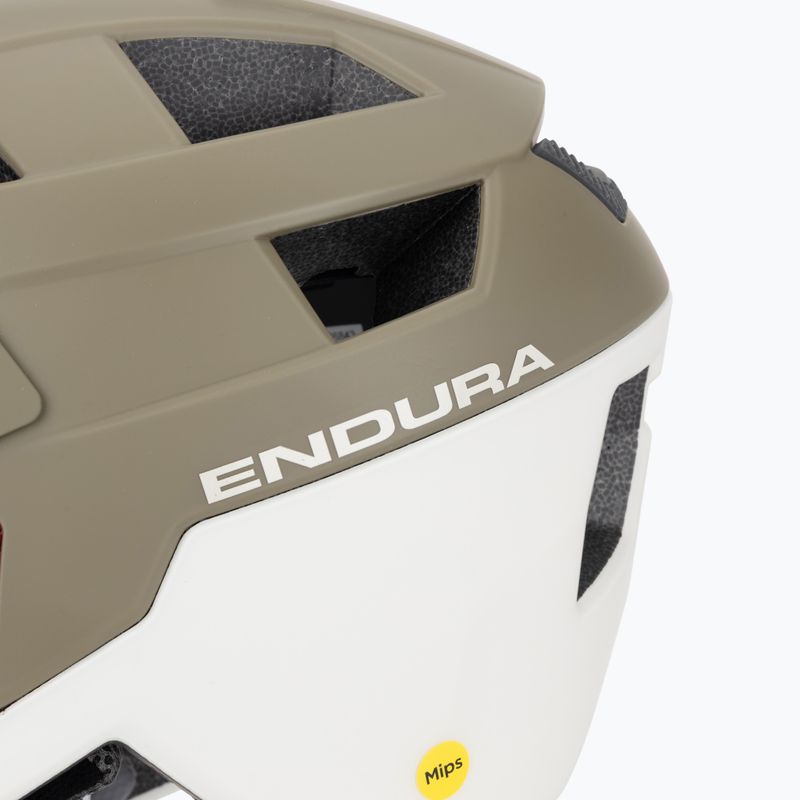 Endura Singletrack Full Face MIPS Fahrradhelm Tweed grün 7
