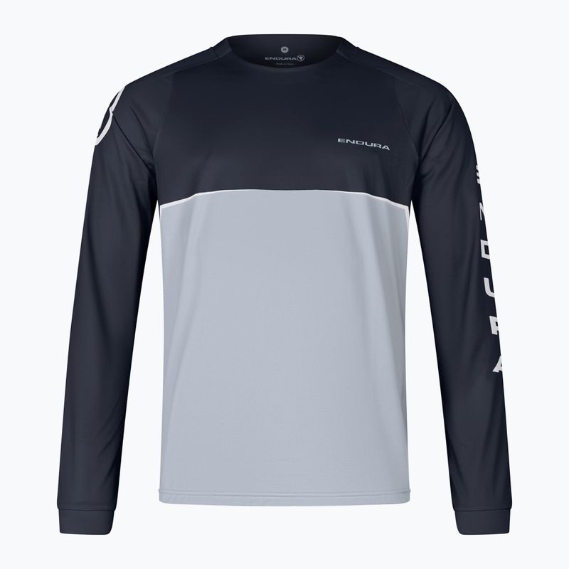 Herren Endura Core Gedruckt Radfahren Longsleeve schwarz