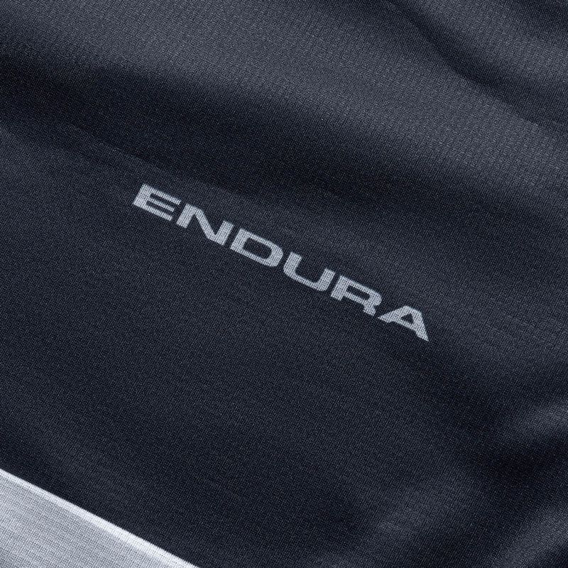 Herren Endura Core Gedruckt Radfahren Longsleeve schwarz 4
