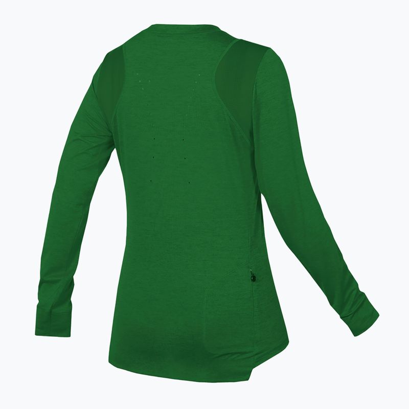 Damen Radfahren Longsleeve Endura Singletrack W machair grün 2