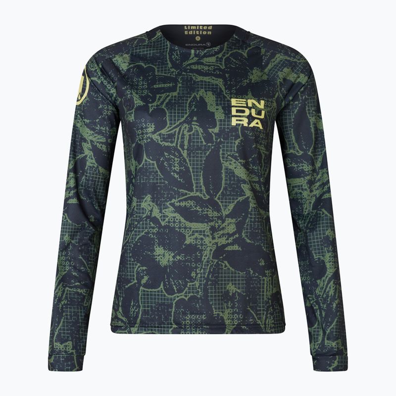 Damen Radfahren Longsleeve Endura Floral Ltd W schwarz 4