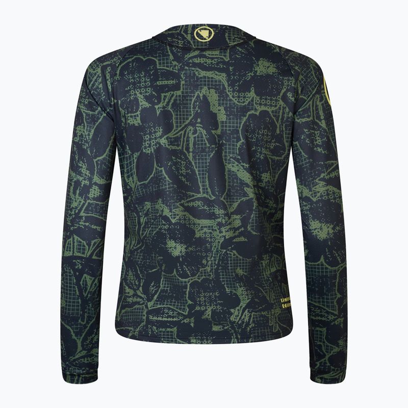 Damen Radfahren Longsleeve Endura Floral Ltd W schwarz 5