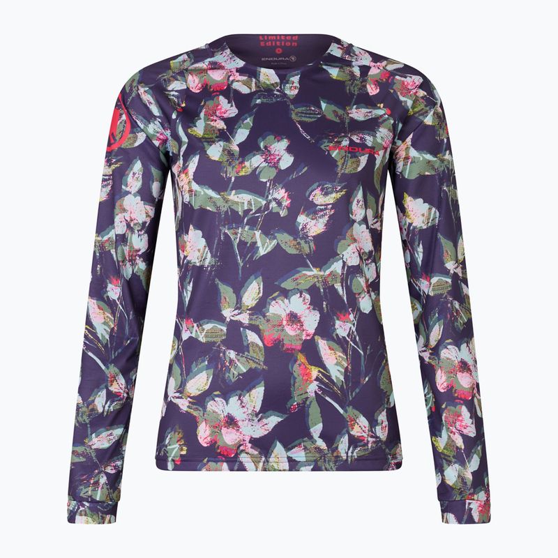 Damen Radfahren Longsleeve Endura Floral Ltd W bramble 4