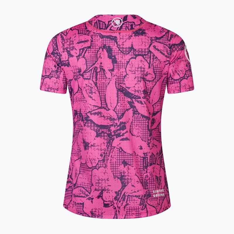 Frauen Radfahren Trikot Endura Grid Floral Ltd W rosa Pop 8