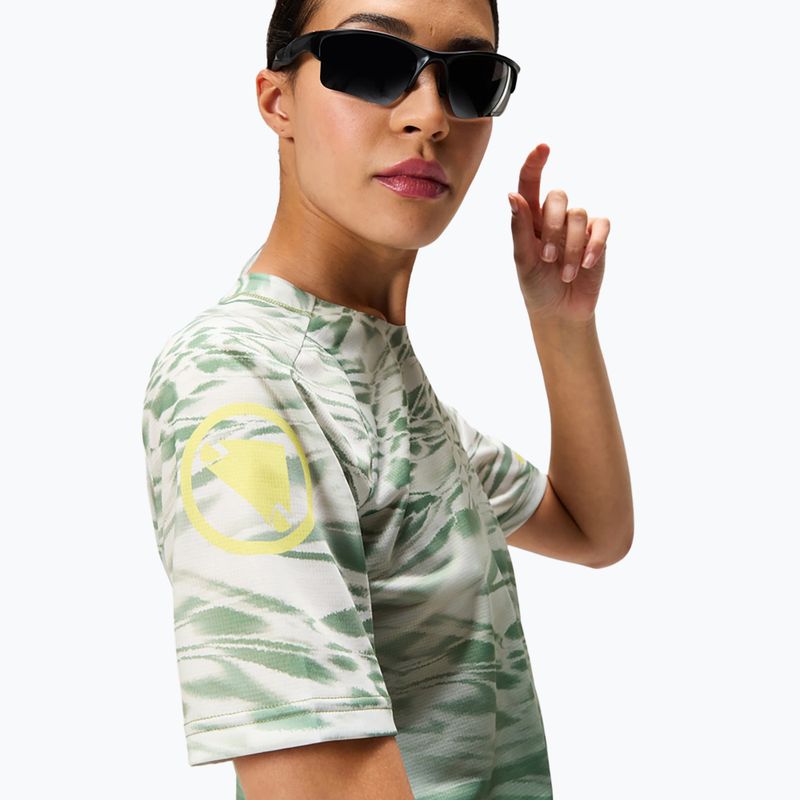 Damen Radfahren Trikot Endura Marble Ltd W machair grün 5
