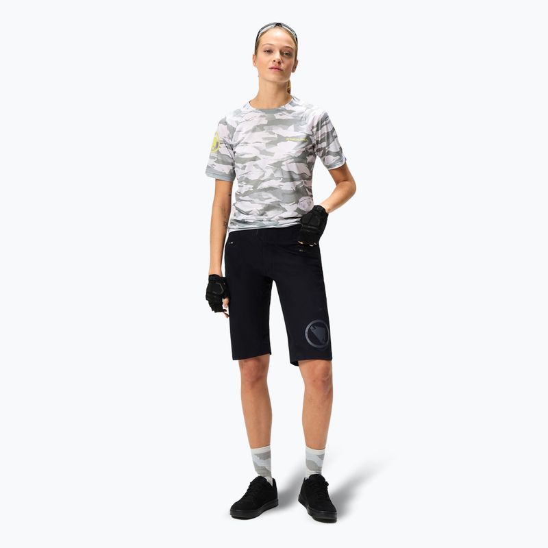 Damen Radfahren Trikot Endura Mountain Camo Ltd W haar grau 2