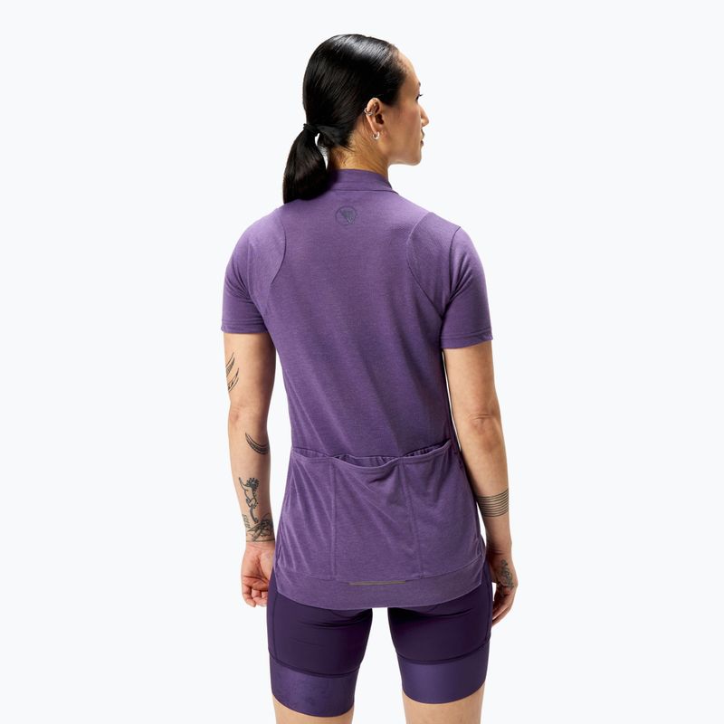 Frauen Radfahren Trikot Endura Loop Zipped heather 3