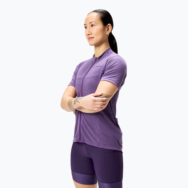 Frauen Radfahren Trikot Endura Loop Zipped heather 4