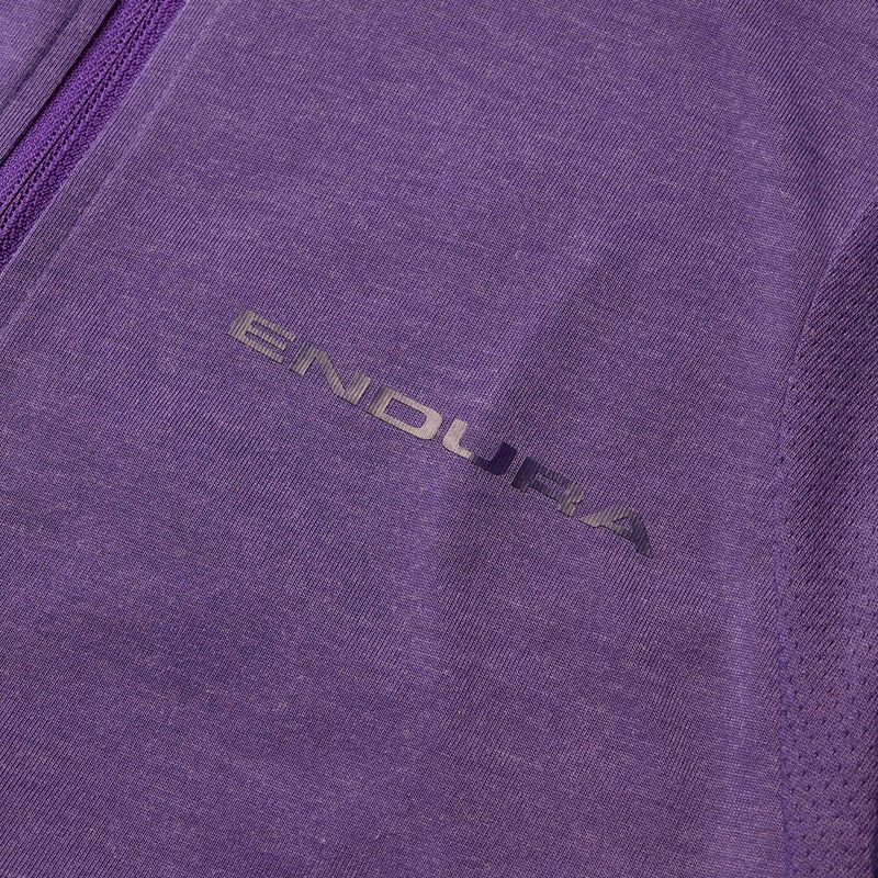 Frauen Radfahren Trikot Endura Loop Zipped heather 6