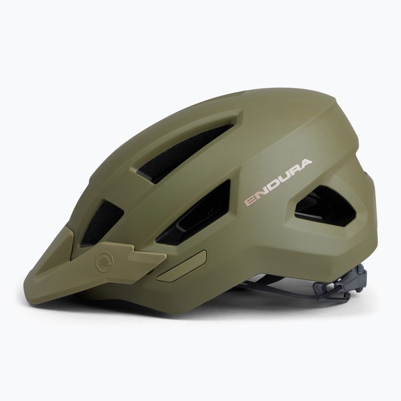 Endura Hummvee Tweed grün Fahrradhelm 2