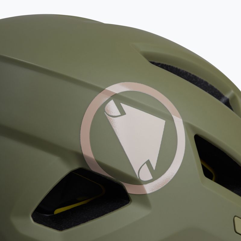 Endura Hummvee Tweed grün Fahrradhelm 4