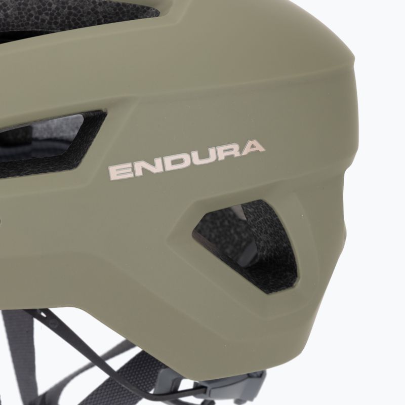Endura Hummvee Tweed grün Fahrradhelm 7