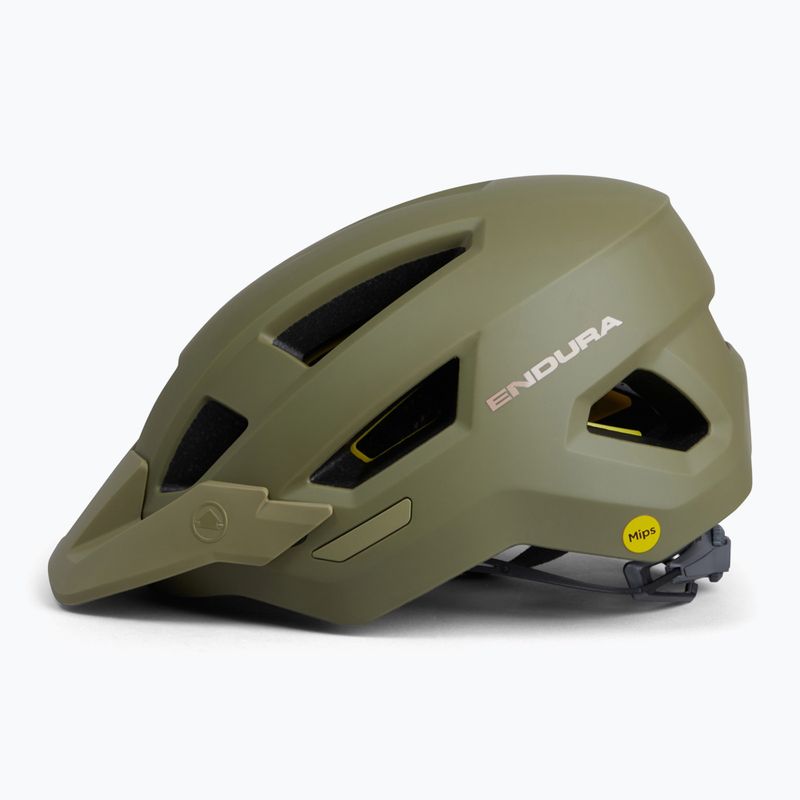 Endura Hummvee MIPS Fahrradhelm Tweed grün 2