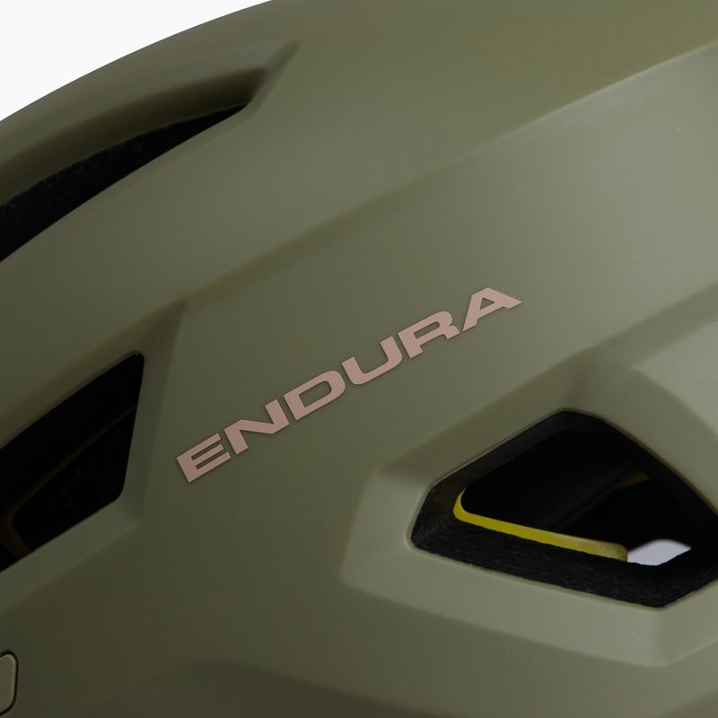Endura Hummvee MIPS Fahrradhelm Tweed grün 4