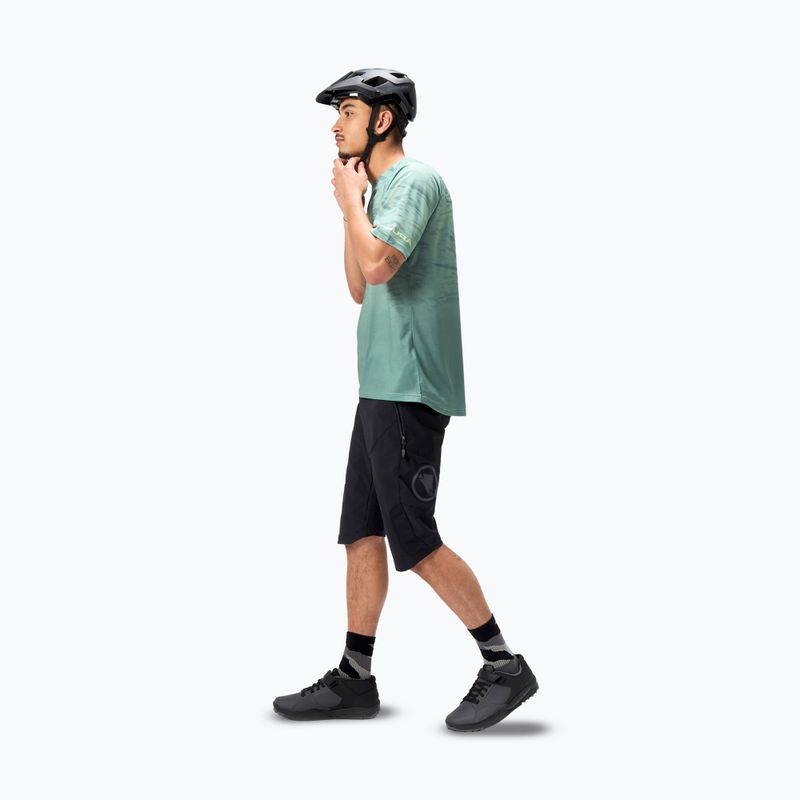 Herren Radfahren Trikot Endura Marble Ltd Gedruckt loch grün 2