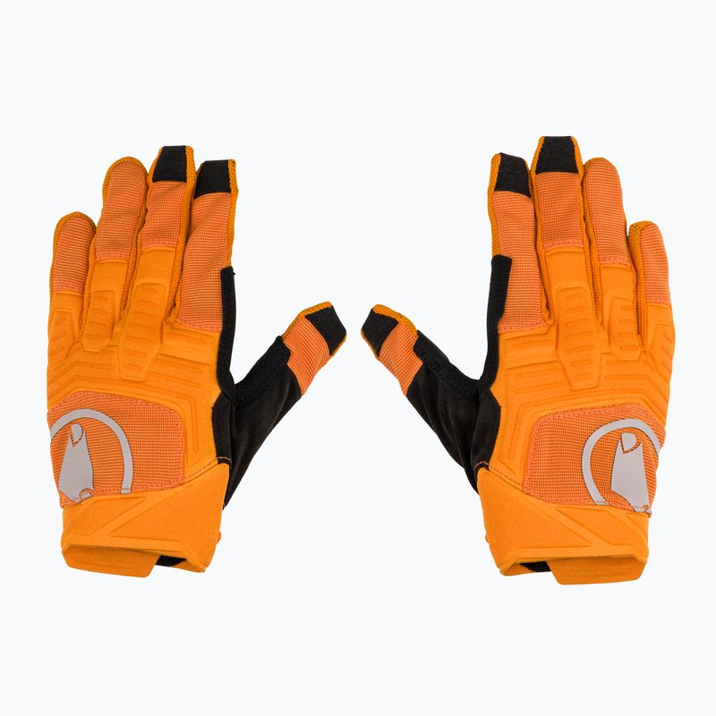 Herren-Fahrradhandschuhe Endura Singletrack II end orange 2