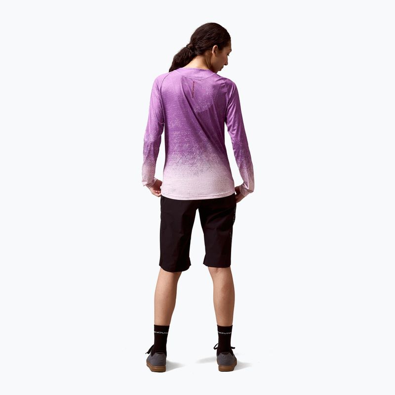 Fahrrad-Longsleeve Damen Endura Singletrack Print W end purple 4