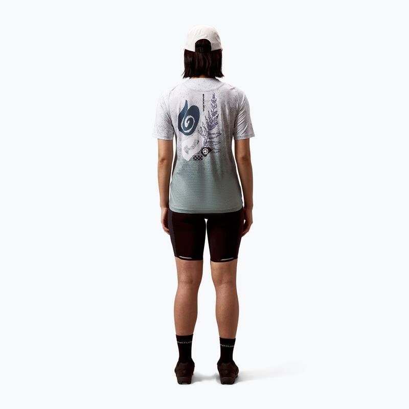 Radtrikot Damen Endura Singletrack Print W aero blue 3