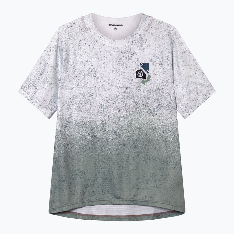 Damen Fahrradtrikot Endura Singletrack Print W aero blue 7