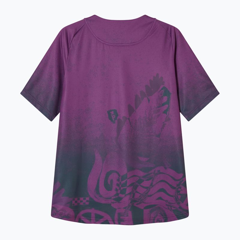 Radtrikot Damen Endura Singletrack Print W end purple 7