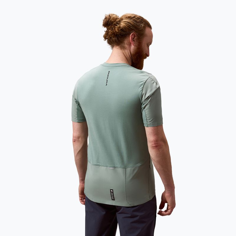 Radtrikot Herren Endura Alltrack Ride Tech sage green 4