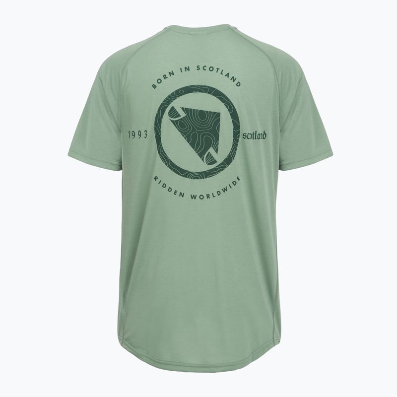 Radtrikot Herren Endura Loop Tech sage green 2