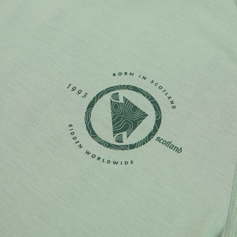 Herren Fahrradtrikot Endura Loop Tech sage green 3