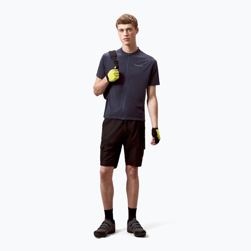 Herren Fahrradtrikot Endura Loop Zipped carbon grey 2