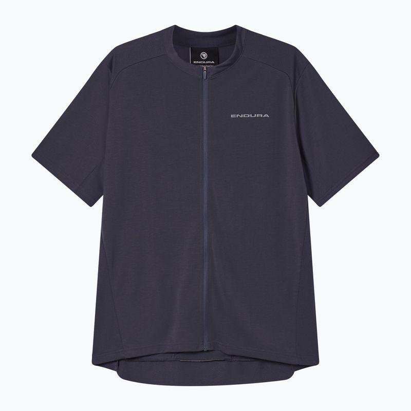 Herren Fahrradtrikot Endura Loop Zipped carbon grey 7