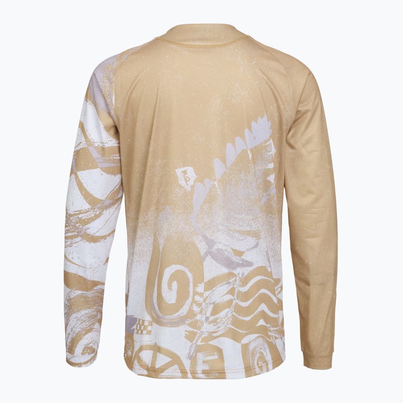 Fahrrad-Longsleeve Herren Endura Singletrack Print sand 2
