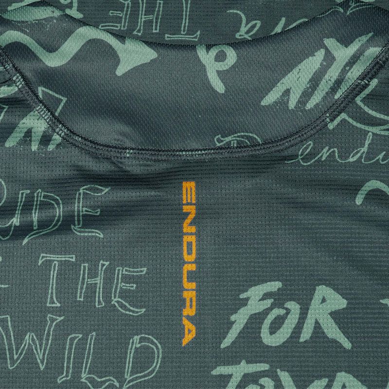 Herren Fahrrad-Langarmshirt Endura Singletrack Print carbon grey 4