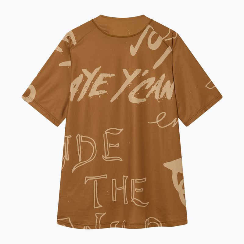 Radtrikot Herren Endura Singletrack Print trail bronze 2