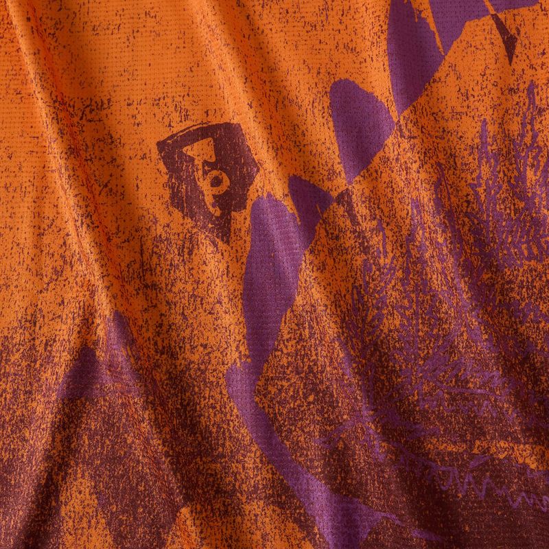 Radtrikot Herren Endura Singletrack Print end orange 4