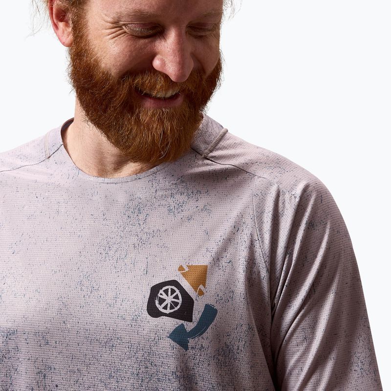 Radtrikot Herren Endura Singletrack Print titanium 5