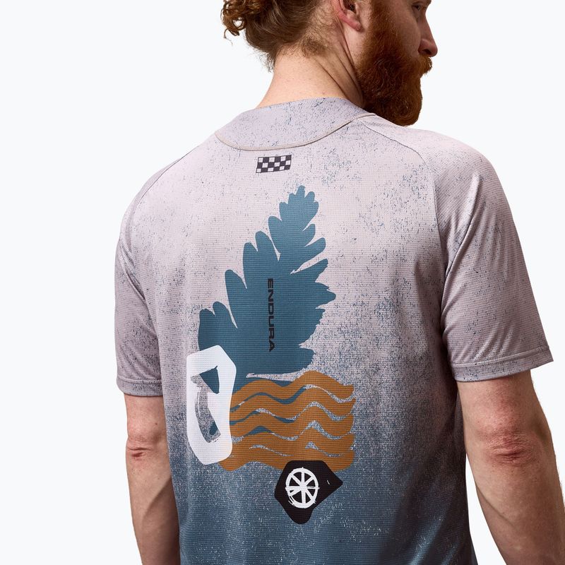 Radtrikot Herren Endura Singletrack Print titanium 6