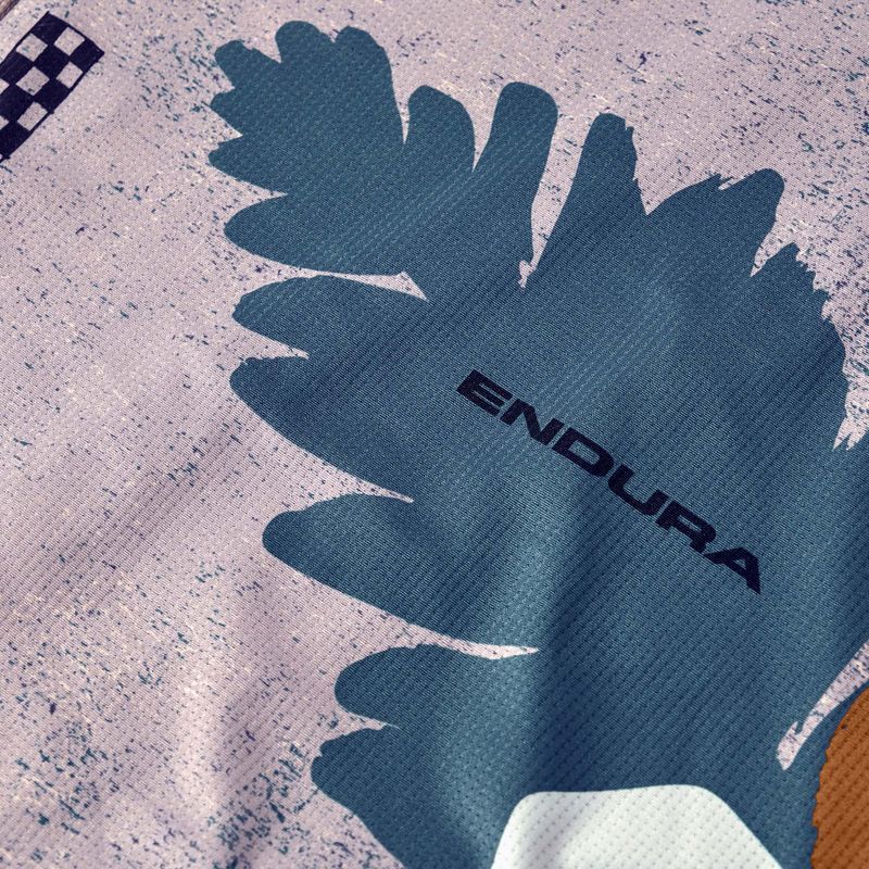 Radtrikot Herren Endura Singletrack Print titanium 9