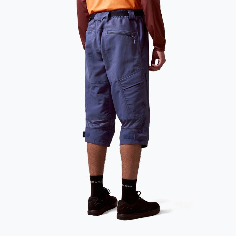 Radlershorts Herren Endura Hummvee 3/4 indigo rock 4