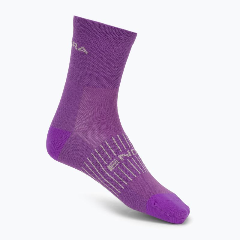 Damensocken Endura Coolmax Race 3 pairs W end purple 3