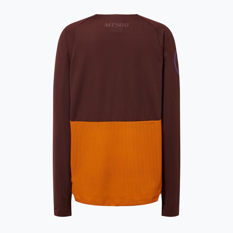 Kinder Fahrrad-Langarmshirt Endura MT500 Burner end orange 2