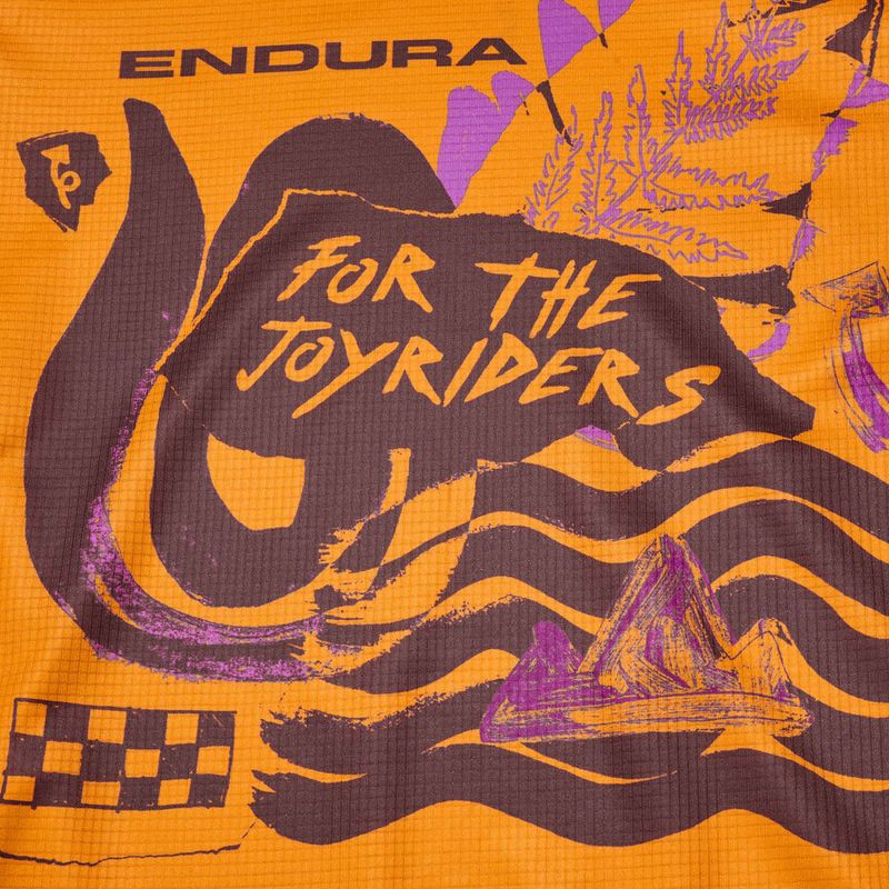 Kinder Fahrradtrikot Endura Singletrack Core Jr end orange 3