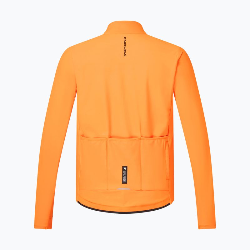 Herren Radsweatshirt Endura Loop Ride L/S Jersey end orange 7