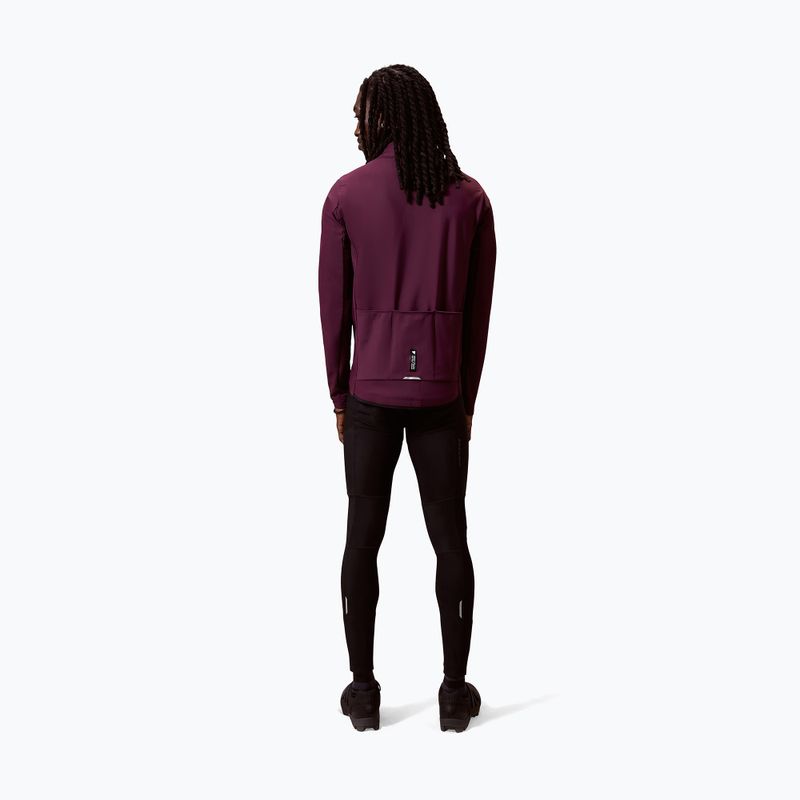 Herren Radsweatshirt Endura Loop Ride L/S Jersey black cherry 4