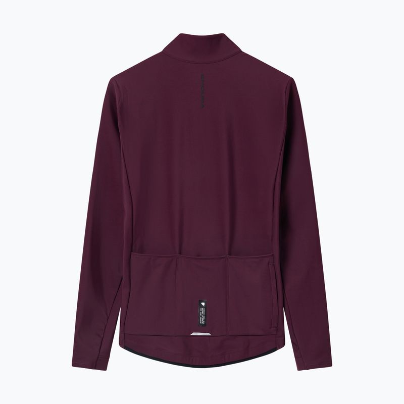 Herren Radsweatshirt Endura Loop Ride L/S Jersey black cherry 8