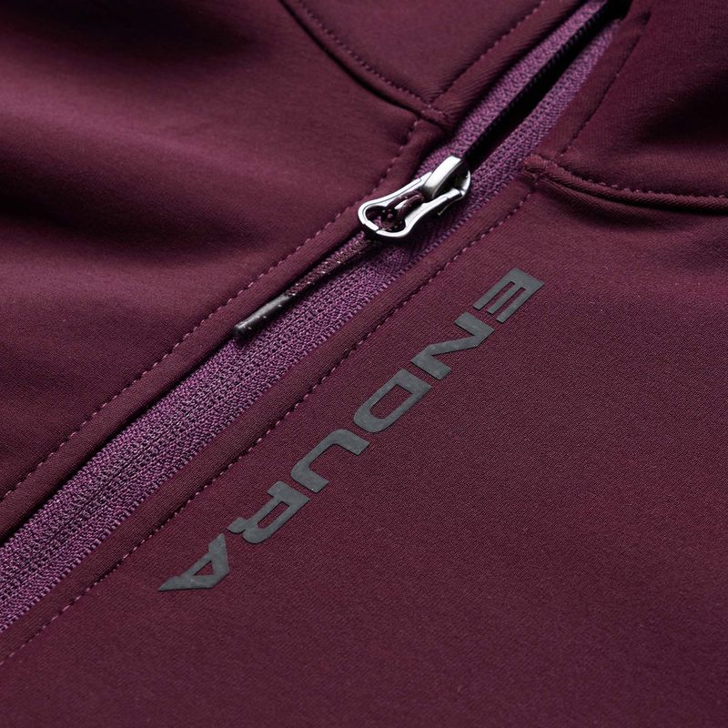 Herren Radsweatshirt Endura Loop Ride L/S Jersey black cherry 9