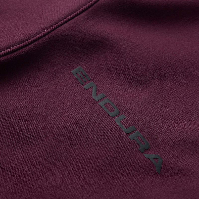 Herren Radsweatshirt Endura Loop Ride L/S Jersey black cherry 10