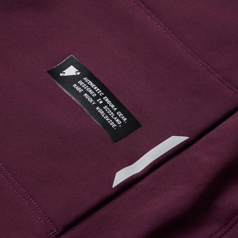 Herren Radsweatshirt Endura Loop Ride L/S Jersey black cherry 11