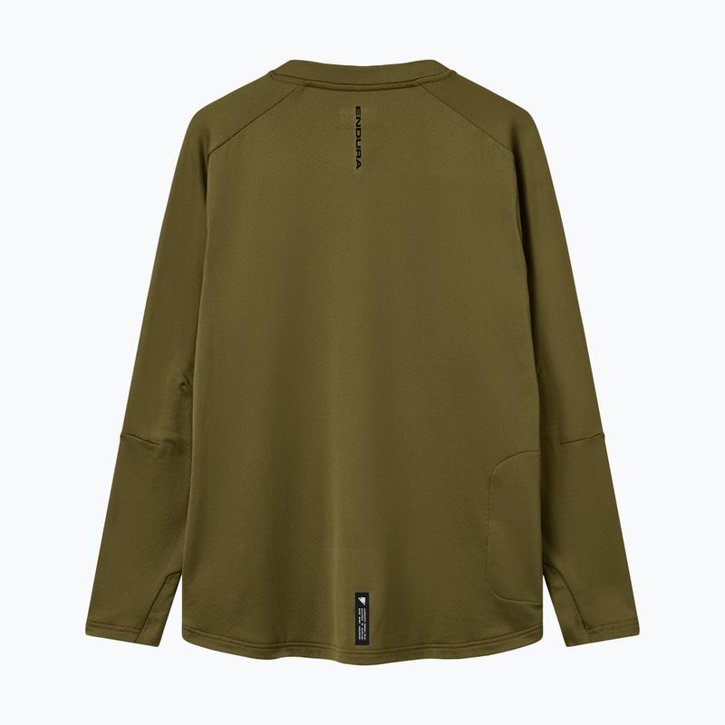 Herren Fahrrad-Langarmtrikot Endura Alltrack Roam Fleece moosgrün 8