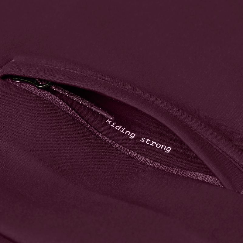 Damen Fahrradtrikot Endura Loop Ride L/S Jersey black cherry 9