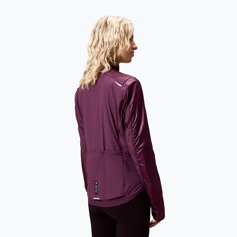Damen-Fahrradjacke Endura Pro SL Race Insulated W black cherry 3